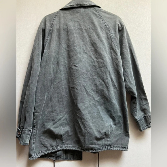 Vintage Brooks cargo zipper oversize jacket Sz M - Picture 2 of 10